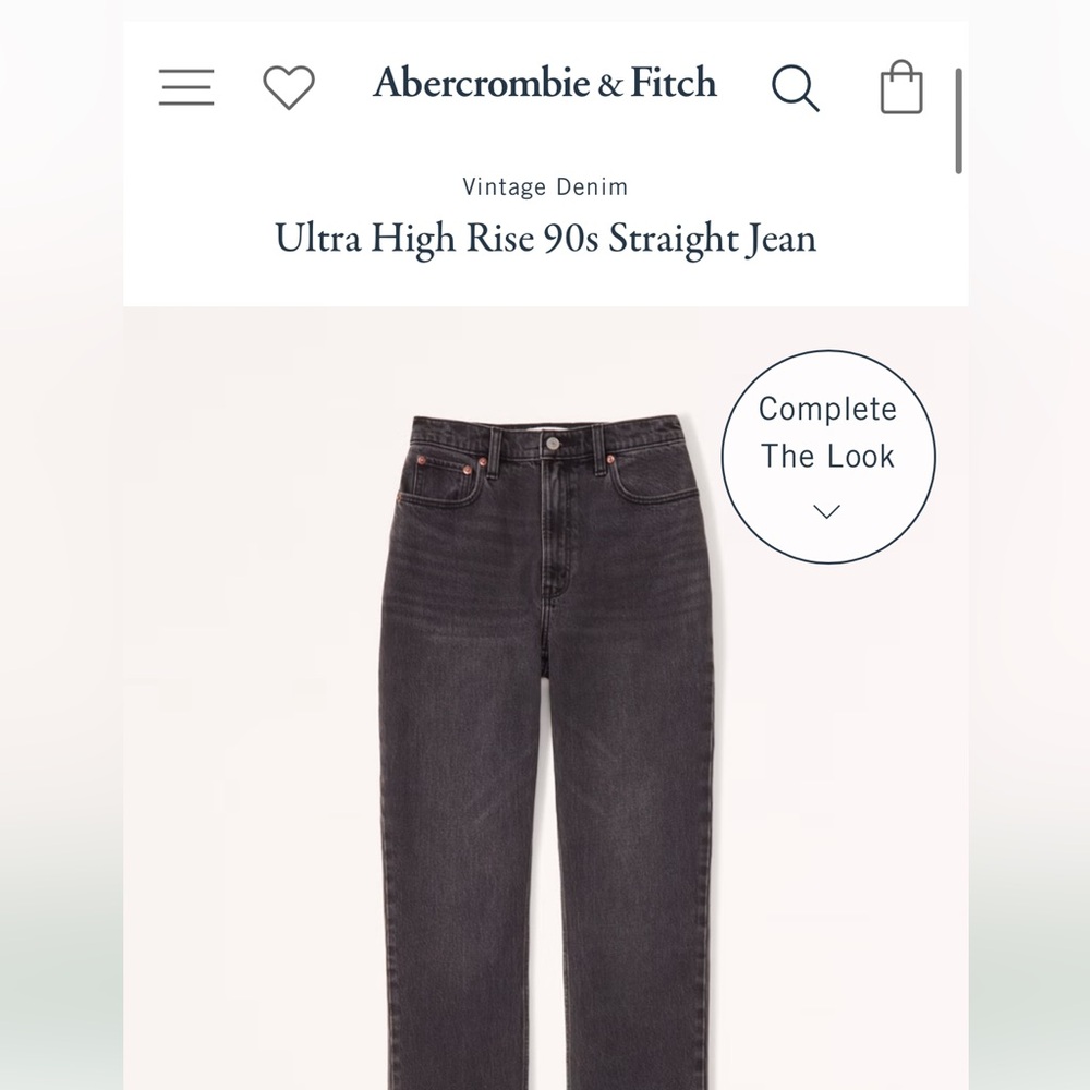 Abercrombie and Fitch Jeans - The 90’s Straight Ultra High Rise (size 29 / 8 R) - Picture 5 of 5